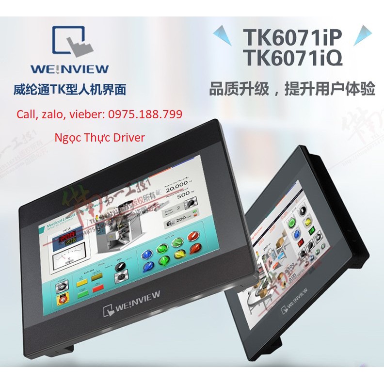 Màn hình Weinview TK6071IQ - 2250k, TK6071Ip - 2650k,  TK6071 /6070 /6071IP /6051 /8102 /6103IP /6071IE /8071 | BigBuy360 - bigbuy360.vn