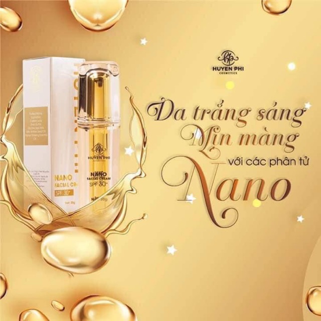 Kem Face Nano Huyền Phi Chính Hãng - Dưỡng Trắng Da Mặt Cấp Tốc Mờ Thâm Nám Chống Nắng SPF 30+ | BigBuy360 - bigbuy360.vn
