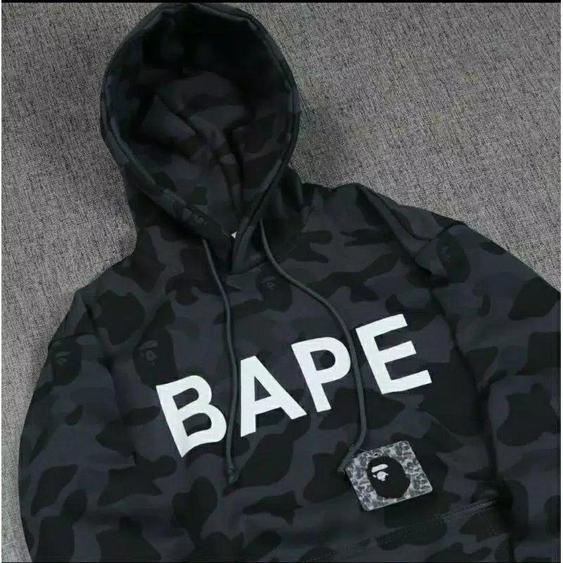 Áo Hoodie Bape In Họa Tiết Rằn Ri Chất Lượng Cao