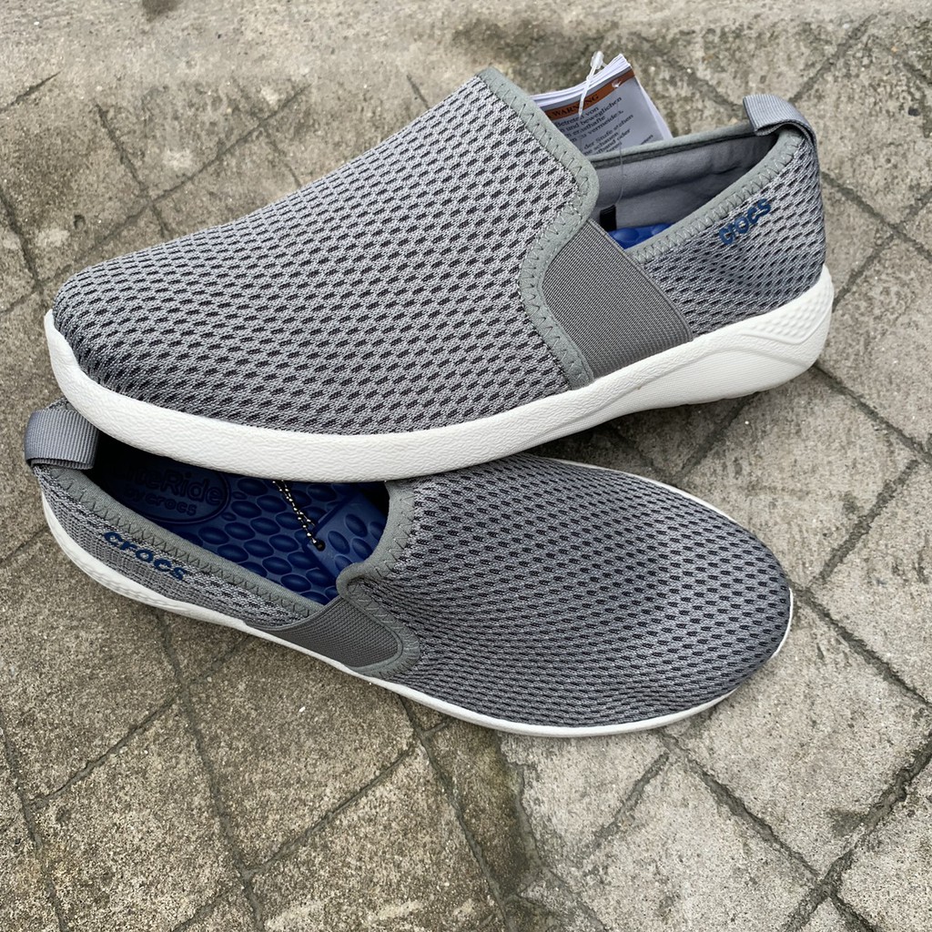 giày  vải, giày lười vải lưới cá sấu literide mesh slip on đi bộ, đi chơi, đi làm, chống hôi chân cho nam | BigBuy360 - bigbuy360.vn