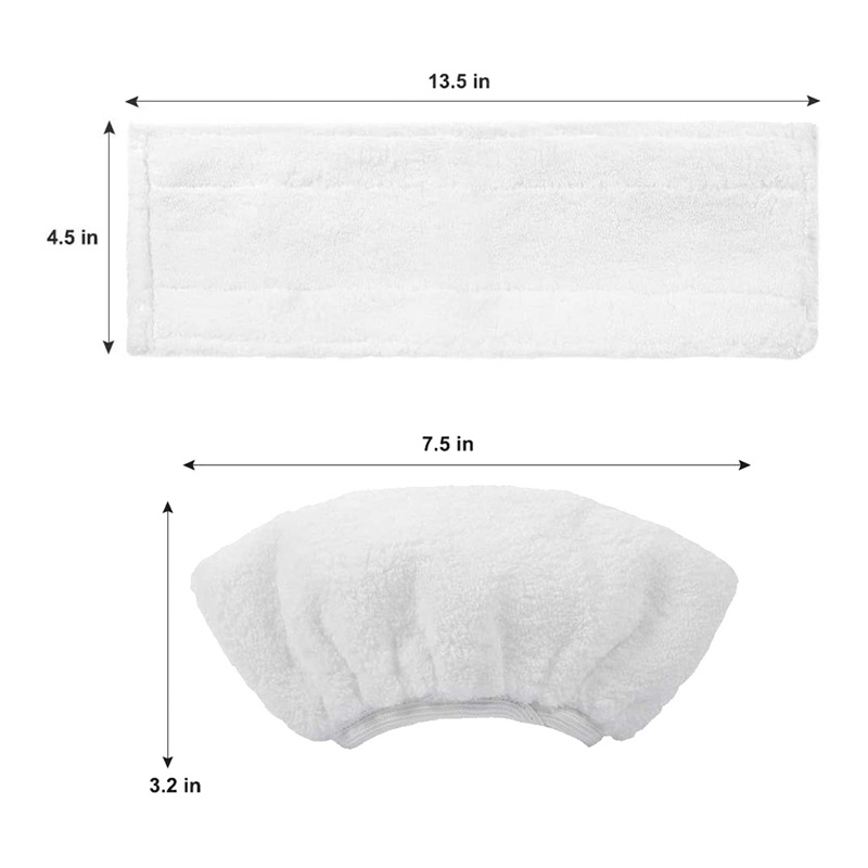 Bộ Vải Sợi Nhỏ Tương Thích Với Vòi Phun Sàn + 3 Vòi Phun Tay Cho Karcher EasyFix SC2,SC3,SC4,SC5 (3