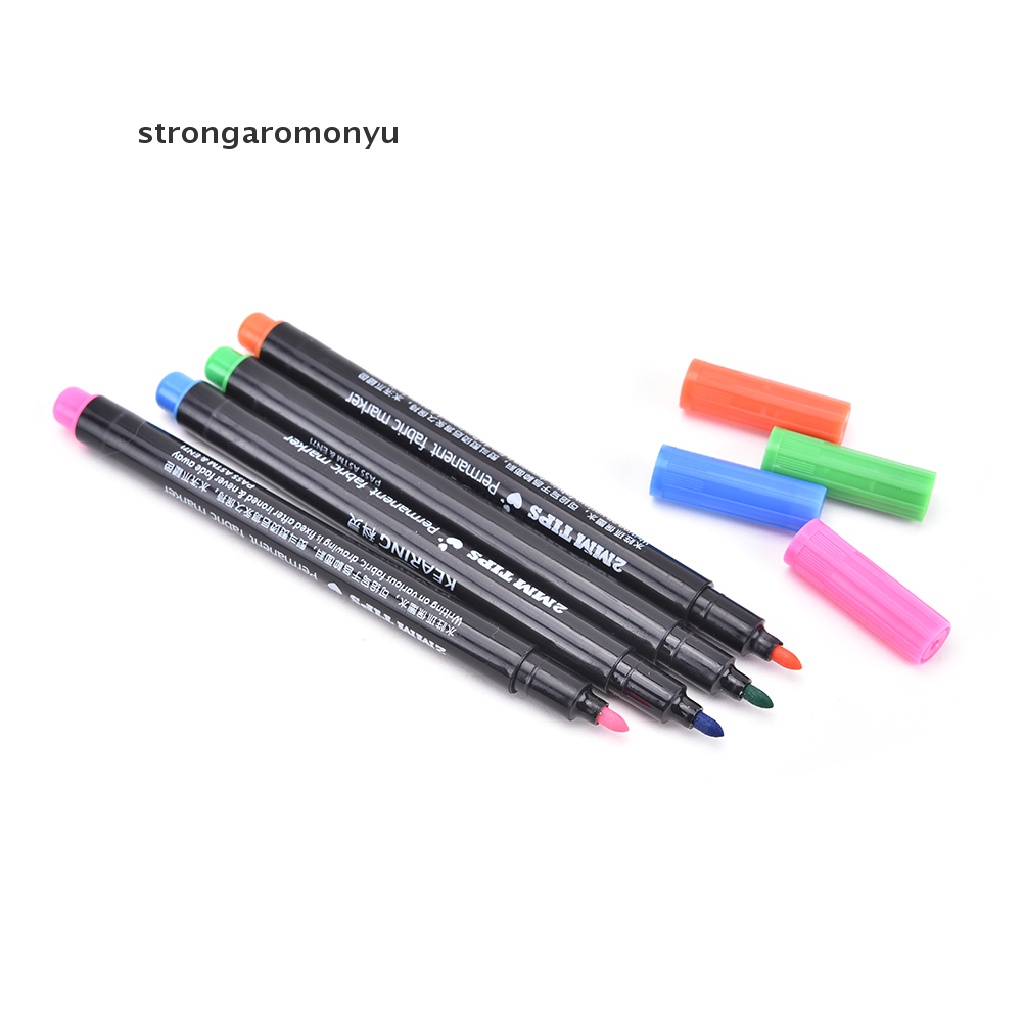 【YU】 T-Shirt Permanent Fabric Paint Marker Pen Textile Clothes Shoes DIY 20 Colors .