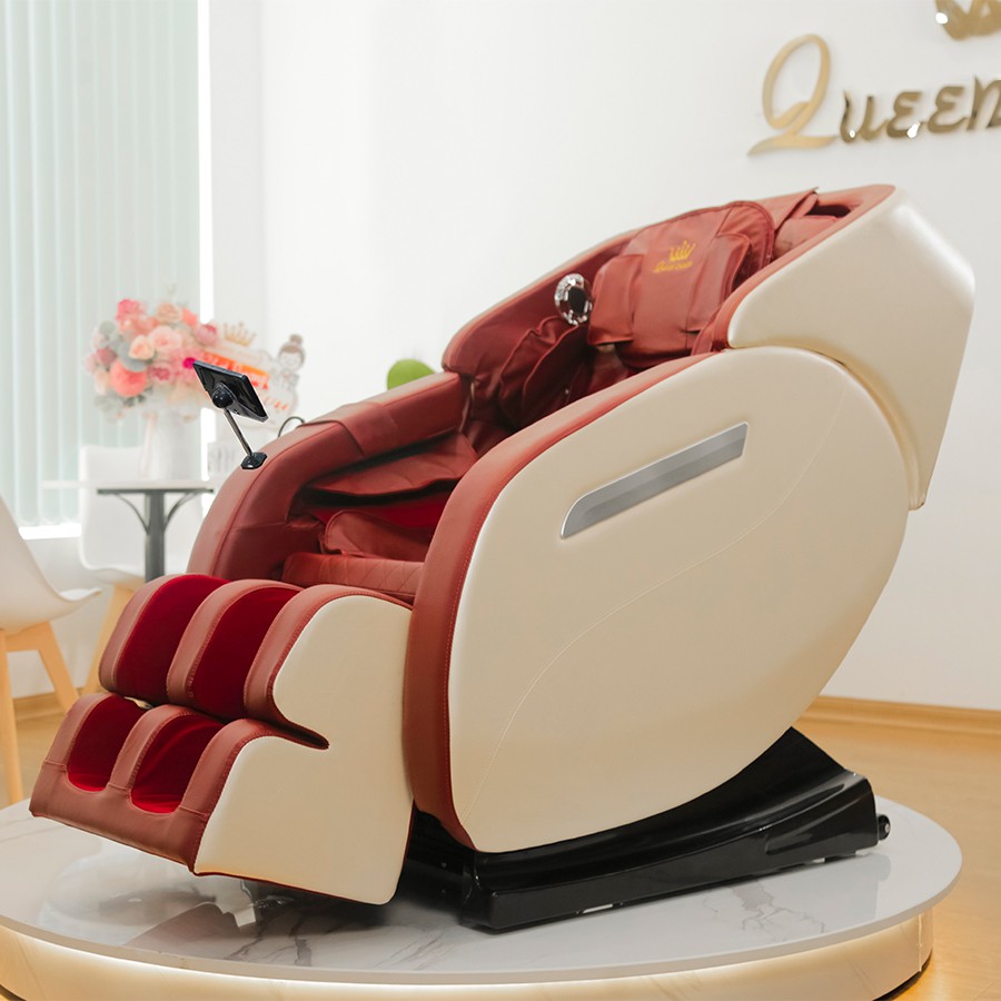 Ghế Massage Toàn Thân QueenCrown QC L8 - Ứng dụng công nghệ massage 3D hiện đại bằng hệ thống con lăn cố định