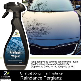 Chất xịt bóng nhanh sơn xe raindance perglanz hãng nextzett, mã 98130515
