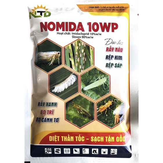 Thuốc trị bọ rầy chích hút Nomida 10WP 100g
