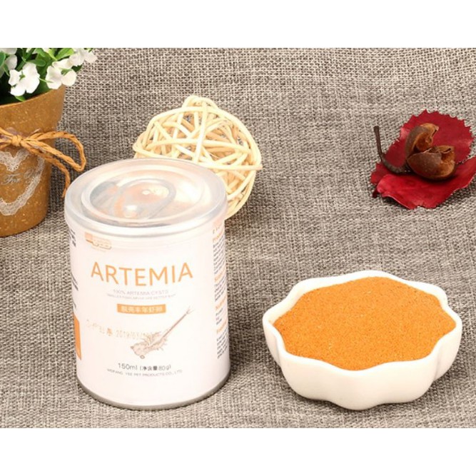 [Mã 159FMCGSALE giảm 8% đơn 500K] Artemia sấy khô lon nguyên 150ml (80G)