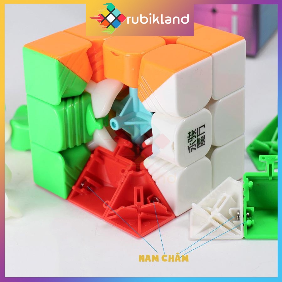 Rubik 3x3 Nam Châm YongJun YuLong V2 M YJ V2M Rubic 3 Tầng Đồ Chơi Trí Tuệ Trẻ Em