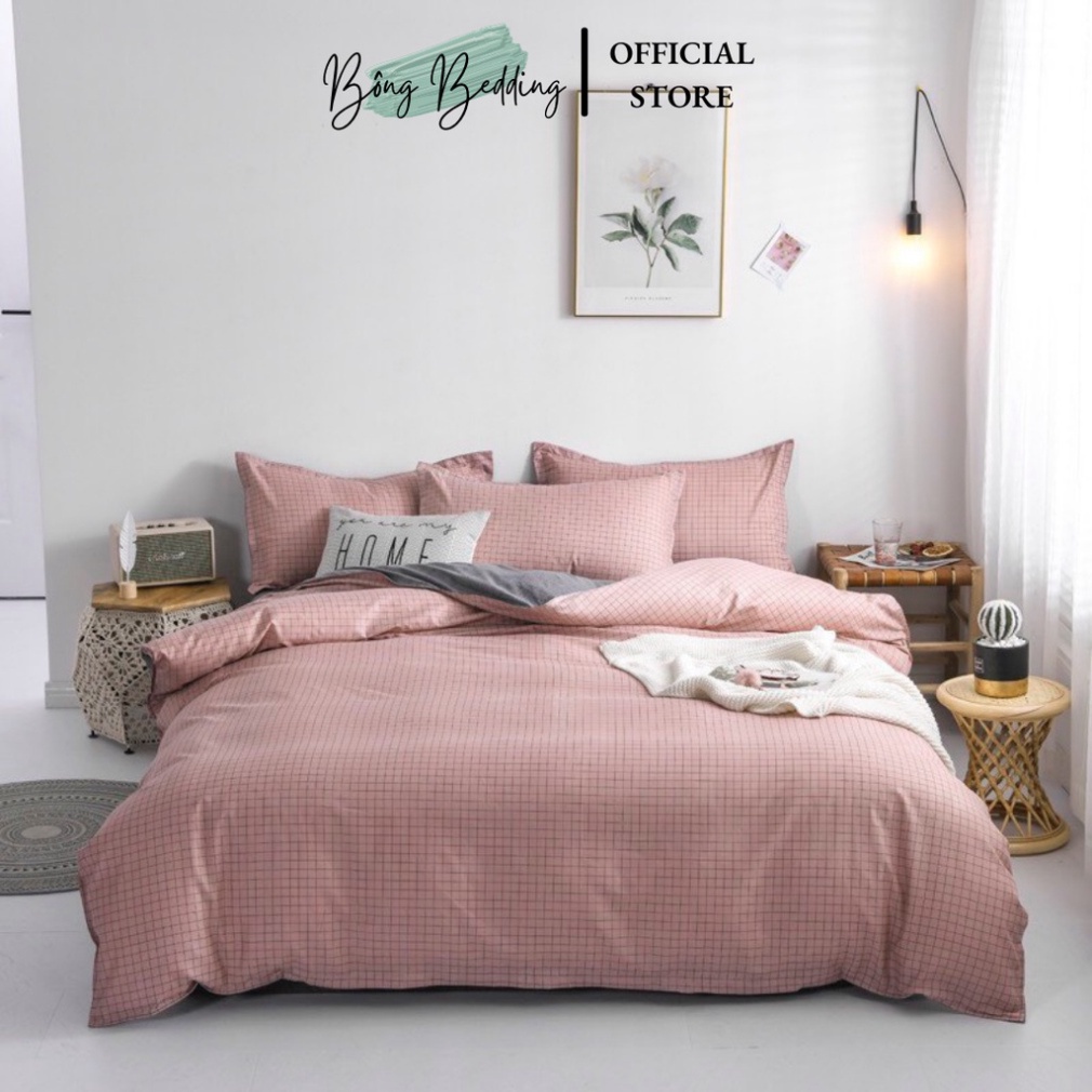 Bộ Chăn Ga Gối HIN BEDDING Chất Liệu Cotton Poly Nhiều Mẫu Mới Chăn Lót Bông Thông Minh Miễn Phí Bo Chun Đủ Kích Thước