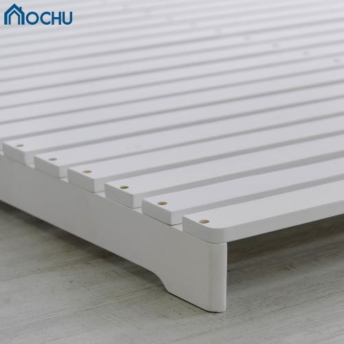 Giường ngủ Pallet gỗ thông OCHU lắp ráp gấp xếp gọn PALLET BED - WHITE Nội thất thông minh phong cách Hàn Quốc