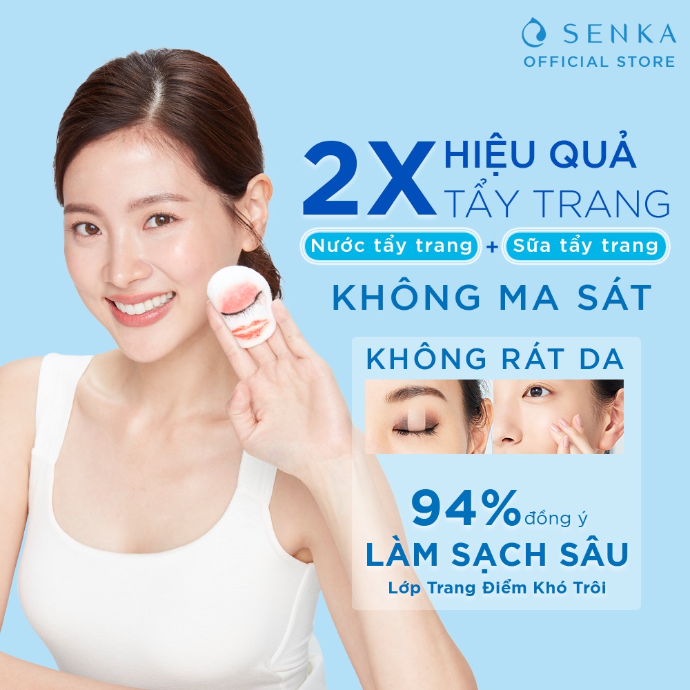 Nước Sữa Tẩy Trang 2 lớp Senka A.L.L. Clear Milky Water 230ml_70120