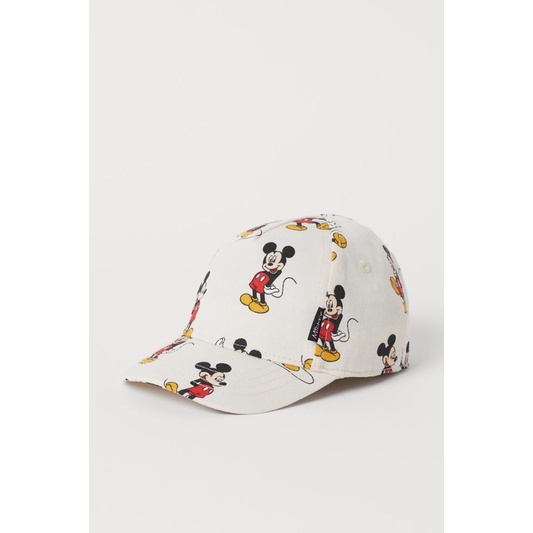 Mũ mickey trắng hm