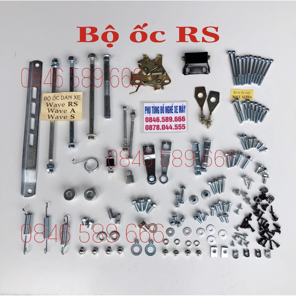 Bộ Ốc Dàn Xe Wave Rs Wave A Wave S Hàng Đẹp