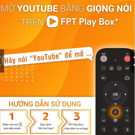 Điều Khiển FPT Play Box Sử Dụng Giọng Nói Dùng Cho Box 2018 2019 2020