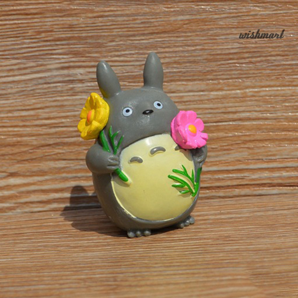 Set 10 Đồ trang trí Nhân Vật Hoạt Hình Totoro Trang Trí Nội Thất Xe Hơi