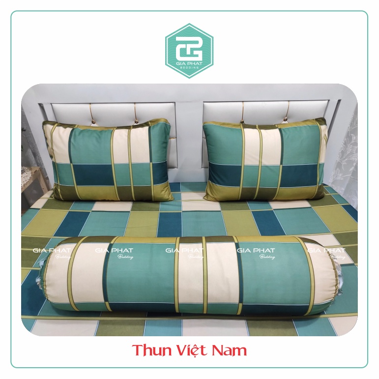 [ Link 1 - Kẻ Sọc ] Áo gối/ vỏ gối thun lạnh Việt Nam kích thước : 40 x 60cm, 50 x 70cm, 35 x 100cm