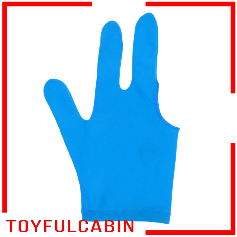 Găng Tay Chơi Bida Ba Ngón Trái / Phải Chất Liệu Spandex Mềm Mại