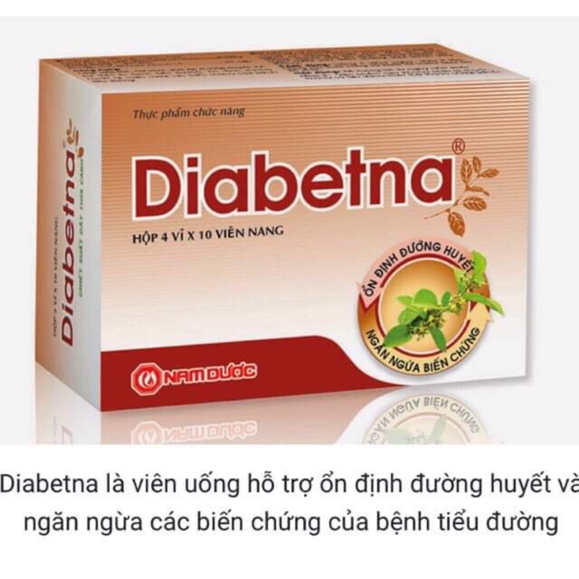 Diabetna - ngăn ngừa các biến chứng của bệnh tiểu đường