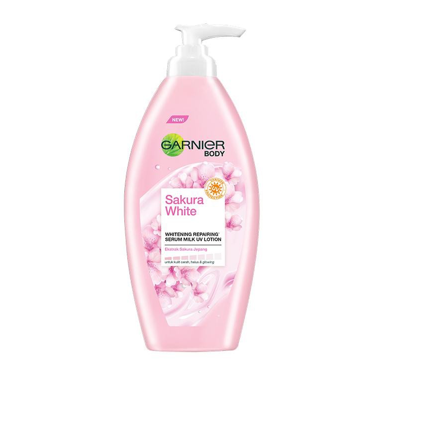 (Hàng Mới Về) Serum Garnier Sakura Làm Trắng Hồng Da Chống Tia Uv - 400ml