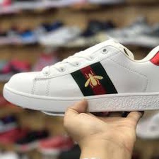 Giày adidas Cucci trắng gót đỏ ngọc trai