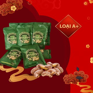 45gr hạt điều rang Bình Phước muối Bazan, nguyên hạt size lớn, nguyên vỏ lụa sạch - [true SEED hcm]