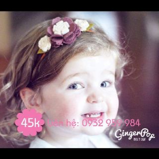 Băng đô cài tóc bé gái Cute - Baby
