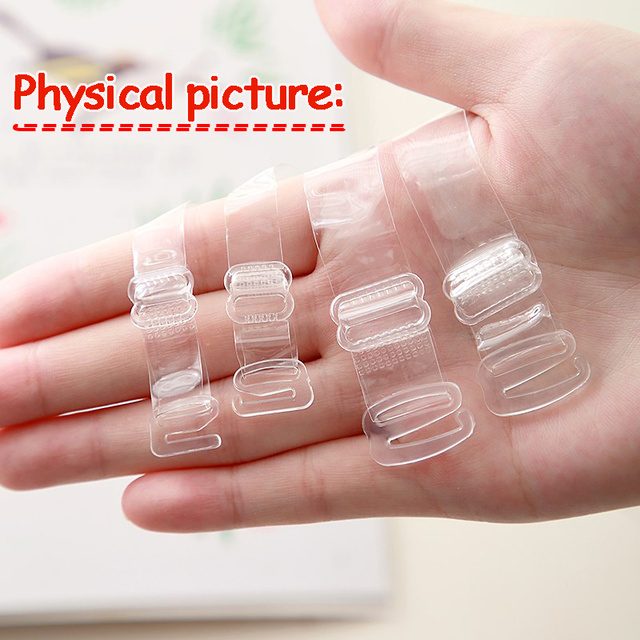 Set 10 / 5 Cặp Dây Áo Ngực Trong Suốt Bằng Silicon