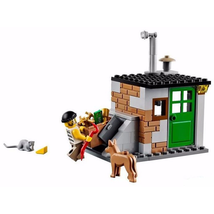 Lego Cảnh Sát Urban city biệt đội chó cứu hộ police bela 10419 chi tiết cities