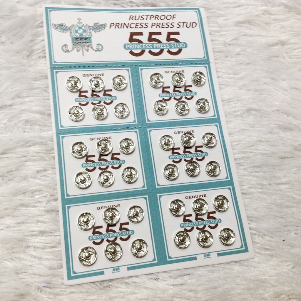 NÚT BÓP áo dài 555 ĐEN, TRẮNG ( sỉ lẻ )