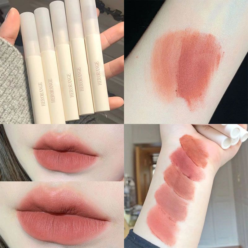 (hàng Mới Về) Son Kem Lì Cho Màu Mượt Mà Hiệu Herorange Chestnut | BigBuy360 - bigbuy360.vn