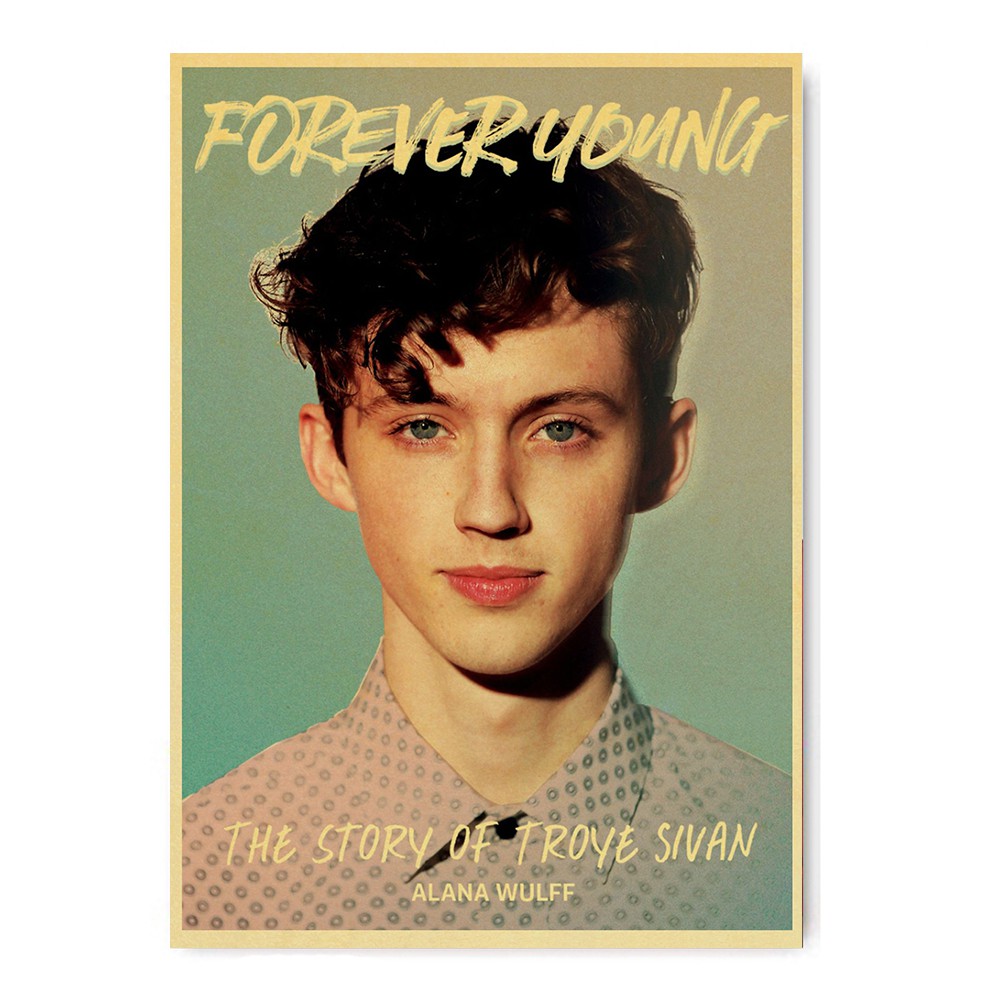 Poster Treo Tường Trang Trí Nội Thất In Chữ Tell Me Why singer Troye Sivan