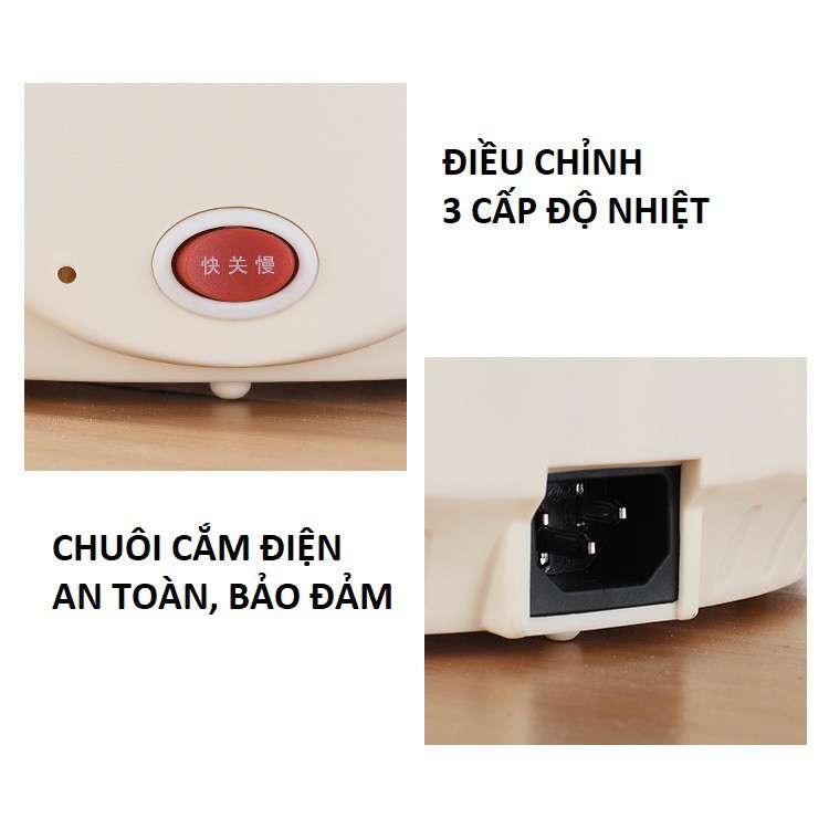 2in1 Mini Bếp Lẩu Nướng Đa Năng Chảo Nướng Chống Dính Tròn