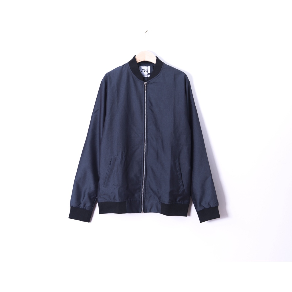 Áo khoác bomber nam thời trang chất vải da  lộn   khóa kéo cao cấp Vnline - ABBZR