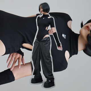 Áo Body Suit Găng Tay Đen BunnyHill SSBR06