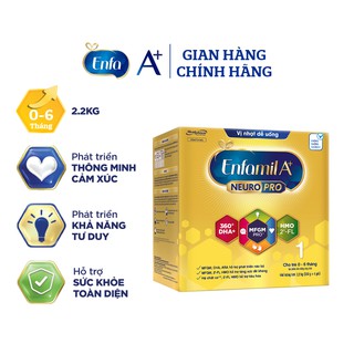 Sữa Bột Enfamil A+ Neuropro 1 Với 2’-FL HMO – 2.2kg