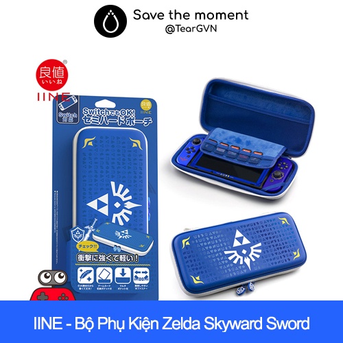 Bóp đựng máy họa tiết Zelda Skyward Sword (IINE) cho Nintendo Switch