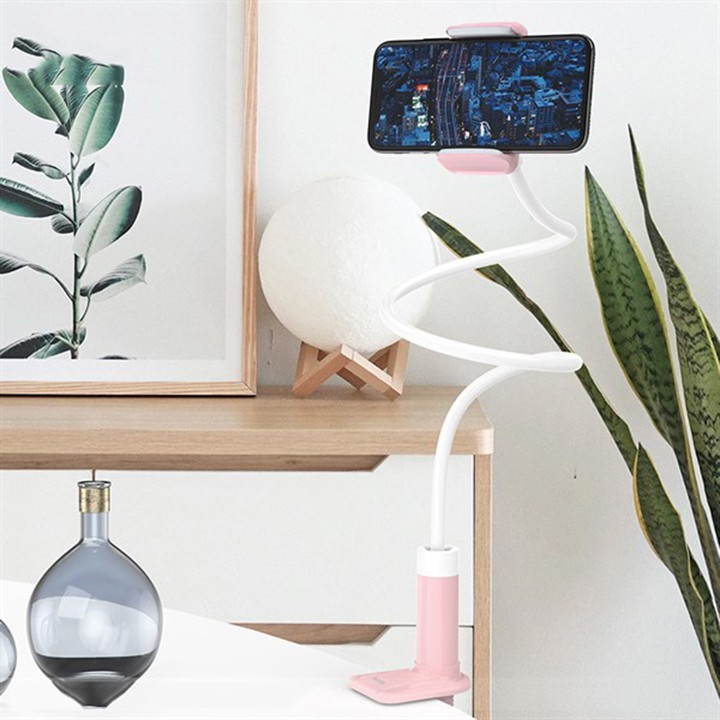 Giá đỡ điện thoại Hoco PH23 kẹp để bàn, sử dụng đa năng tiện dụng, tương thích các thiết bị dưới 4.5-6.5 inch | BigBuy360 - bigbuy360.vn