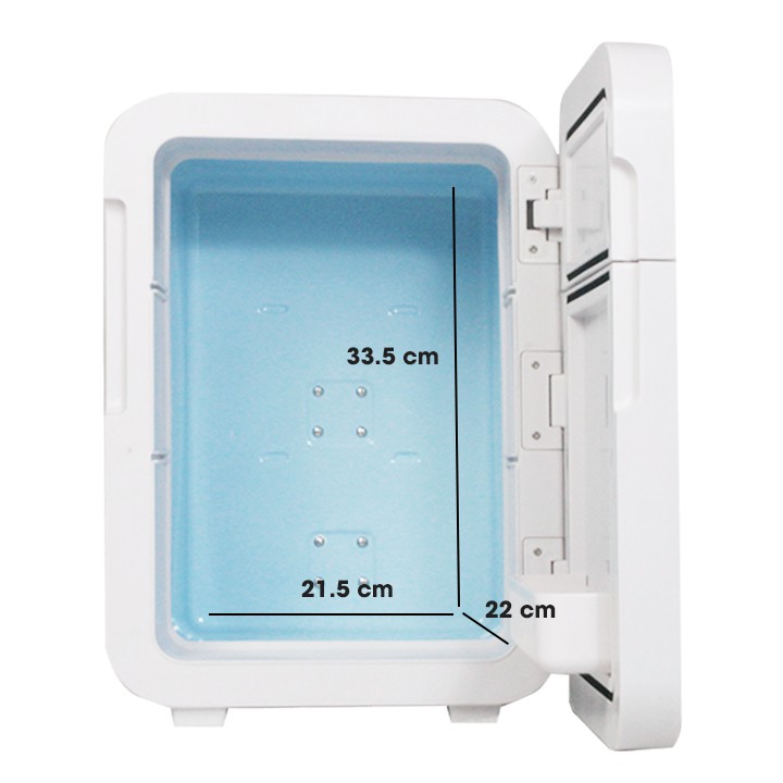 Tủ lạnh mini đựng mỹ phẩm ⚡ 𝗙𝗥𝗘𝗘 𝗦𝗛𝗜𝗣 ⚡ Tủ lạnh mini xe hơi 20L có màn hình Led có thể điều chỉnh nhiệt