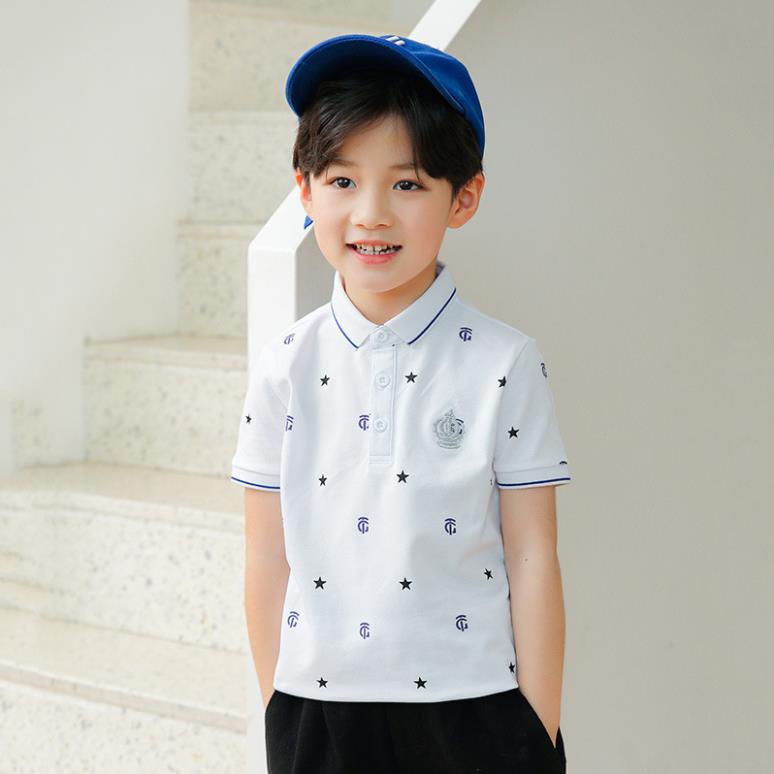 Áo thu polo bé lớn  ☑️ Áo polo size đại cho bé trai 25kg 30kg 35kg 40kg