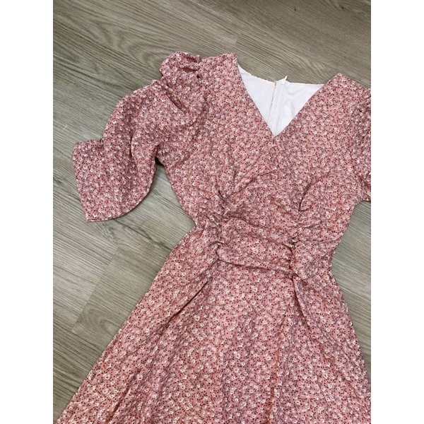 Đầm Nhún Eo Hoa Nhí Bigsize 55kg Đến 100kg (L/XL/XXL)