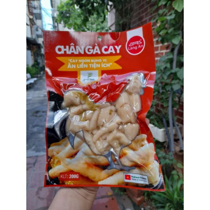 Chân gà cay - chân gà Việt Nam cay gói 200gr