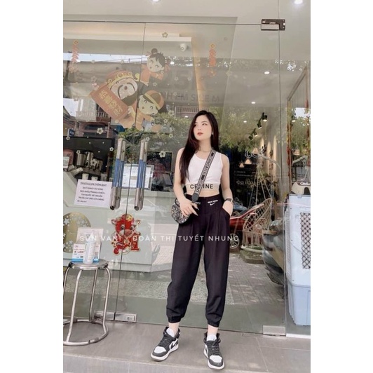 Quần đũi cạp chữ bo gấu