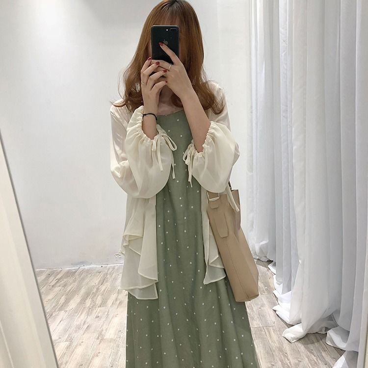 Bộ Áo Liền Quần Hai Dây Dáng Rộng Mới Mẻ JL-Llyq-40