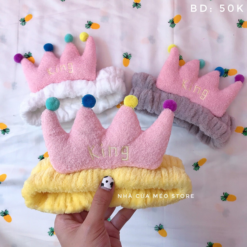 Băng đô nhung mềm mại thời trang hàn quốc  [NHÀ CỦA MÉO STORE]
