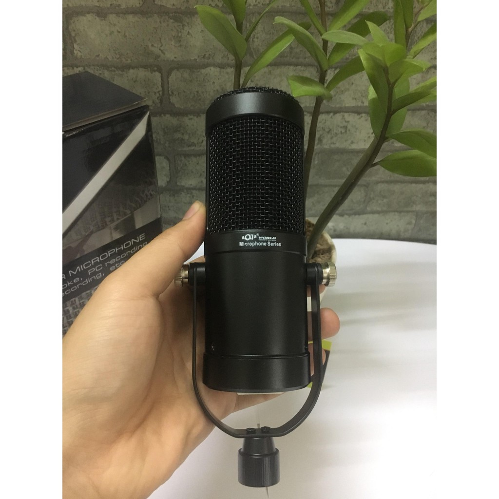 Micro Thu Âm AQTA AQ 210 - Micro Hát Karaoke Online - Thu Âm - Livestream Cao Cấp Chính Hãng Bảo Hành 6 Tháng