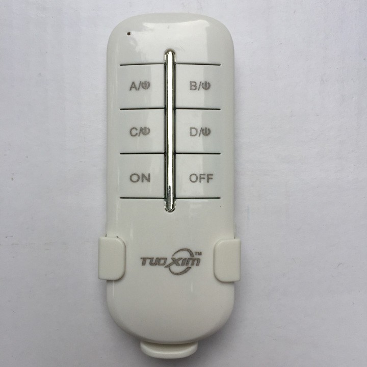 Công tắc điều khiển từ xa RF kèm remote sóng RF 315mhz 1 2 3 4 kênh xuyên tường TuoXim tặng kèm cút nối