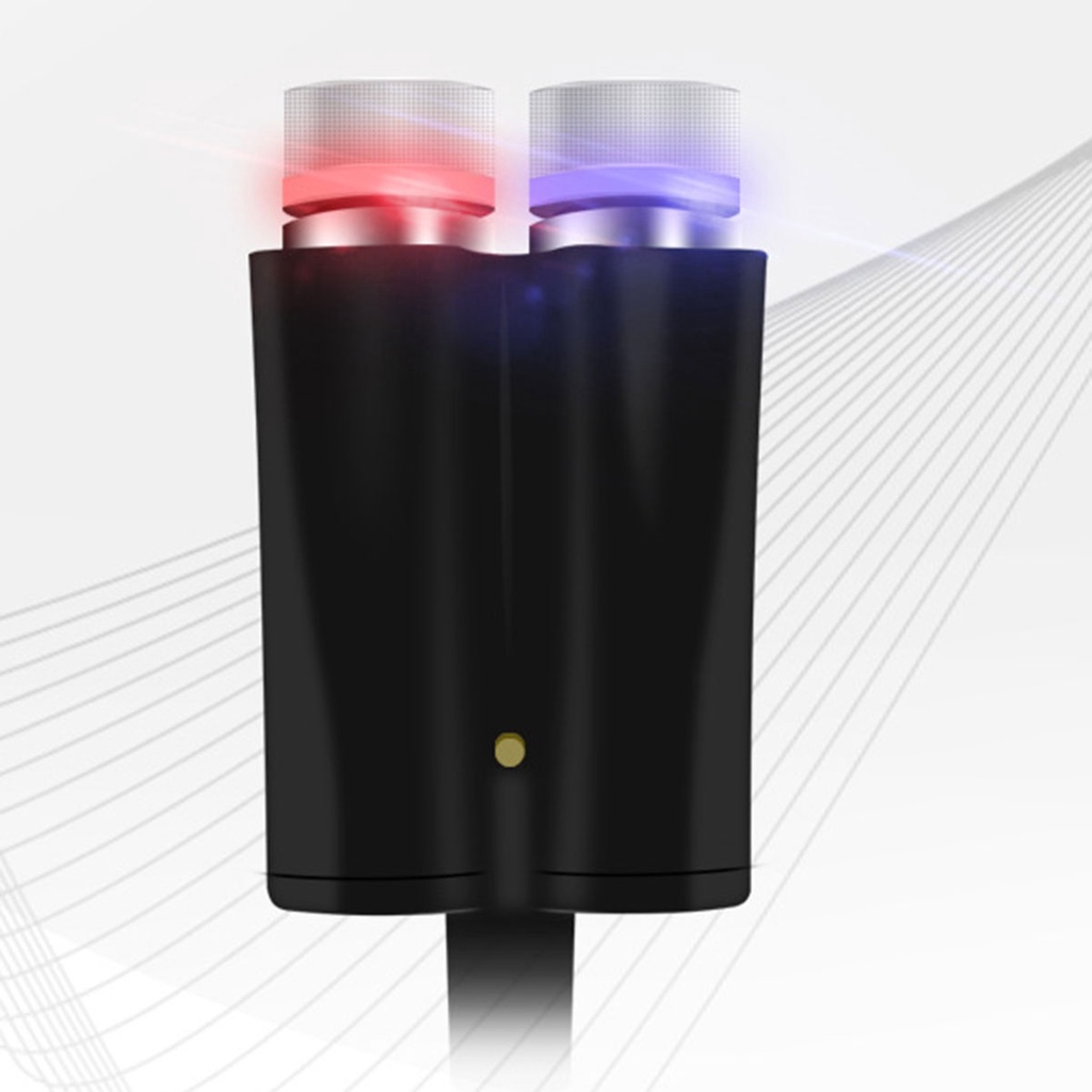 Đèn LED USB Hai Màu Sắc Lấp Lánh Ánh Sao Điều Khiển Bằng Giọng Nói Trang Trí Nội Thất Xe Hơi