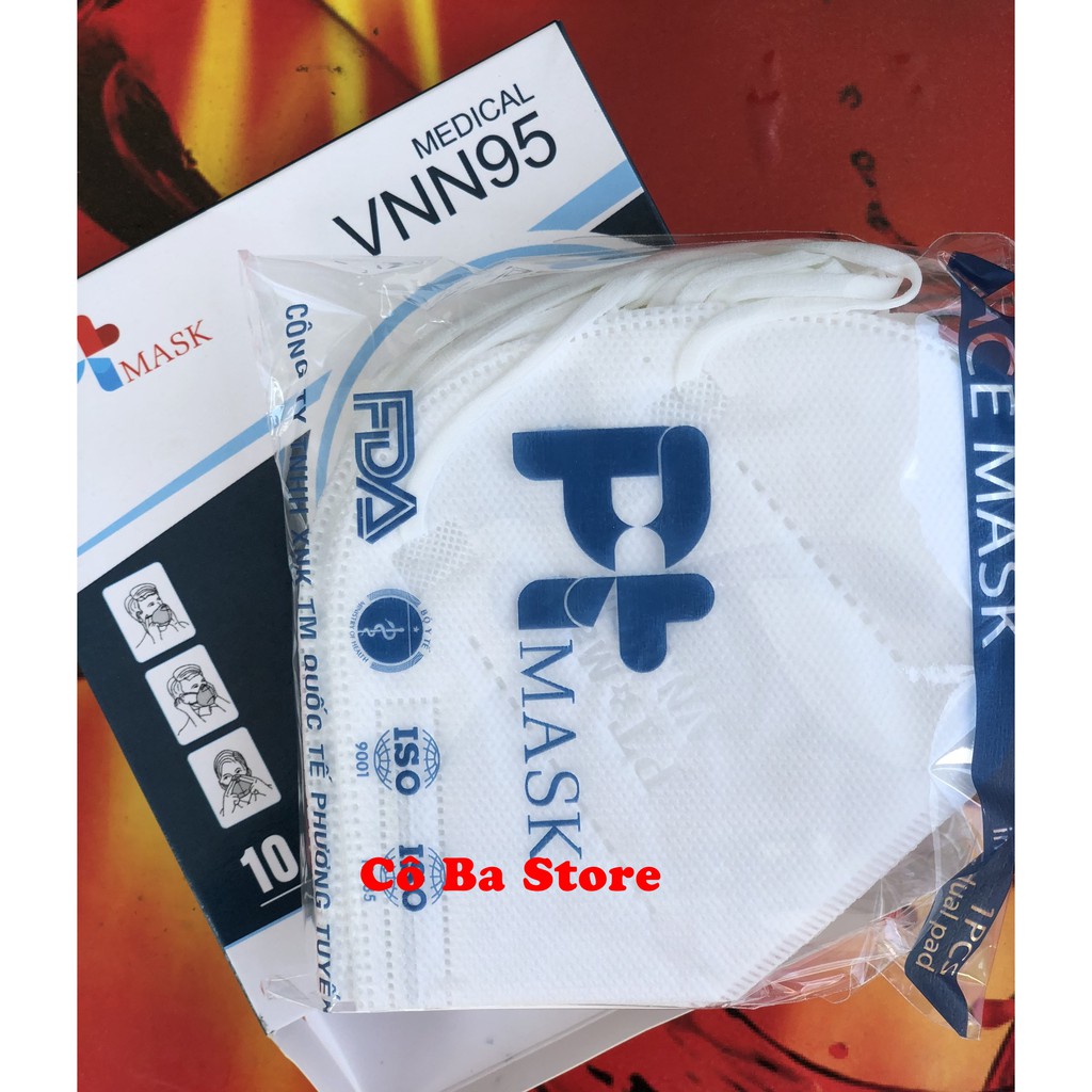 Combo 5 hộp khẩu trang N95 PT MASK 4 lớp kháng khuẩn | BigBuy360 - bigbuy360.vn
