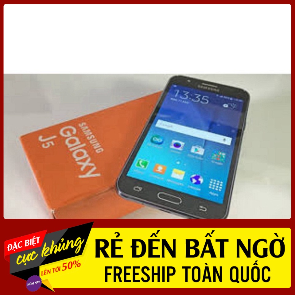 CỰC RẺ, CỰC HOT . điện thoại Samsung J5 - Samsung Galaxy J5 2 sim 16G mới Chính hãng, Chơi Zalo FB Youtube TikTok ngon .