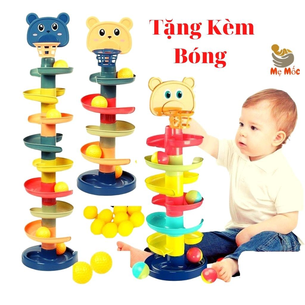 Thả Bóng Xoay Tròn Nhiều Tầng - Bộ Đồ Chơi Lắp Ghép Cho Bé Vận Động Và Phát Triển - Shop Mẹ Mốc ,TBL