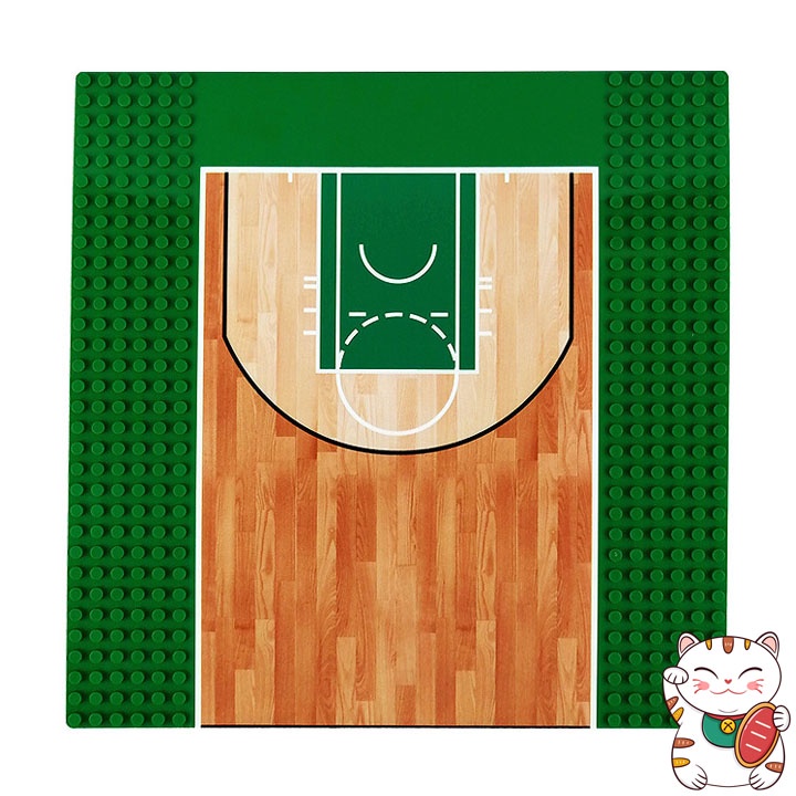 Tấm Nền Sân Bóng Rổ Đế Lắp Ráp Base Plate City Đồ Chơi Ghép Hình Lắp Ghép Thông Minh Lego MOC DIY